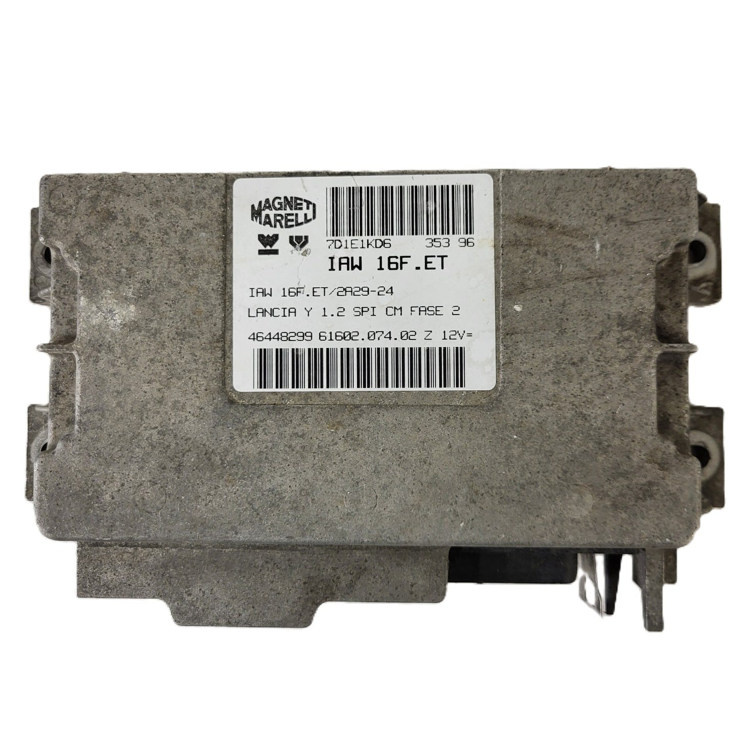 LANCIA Y 1.2 ECU / IAW 16F.ET / 46448299 / 61602.074.02 / MAGNETI MARELLI