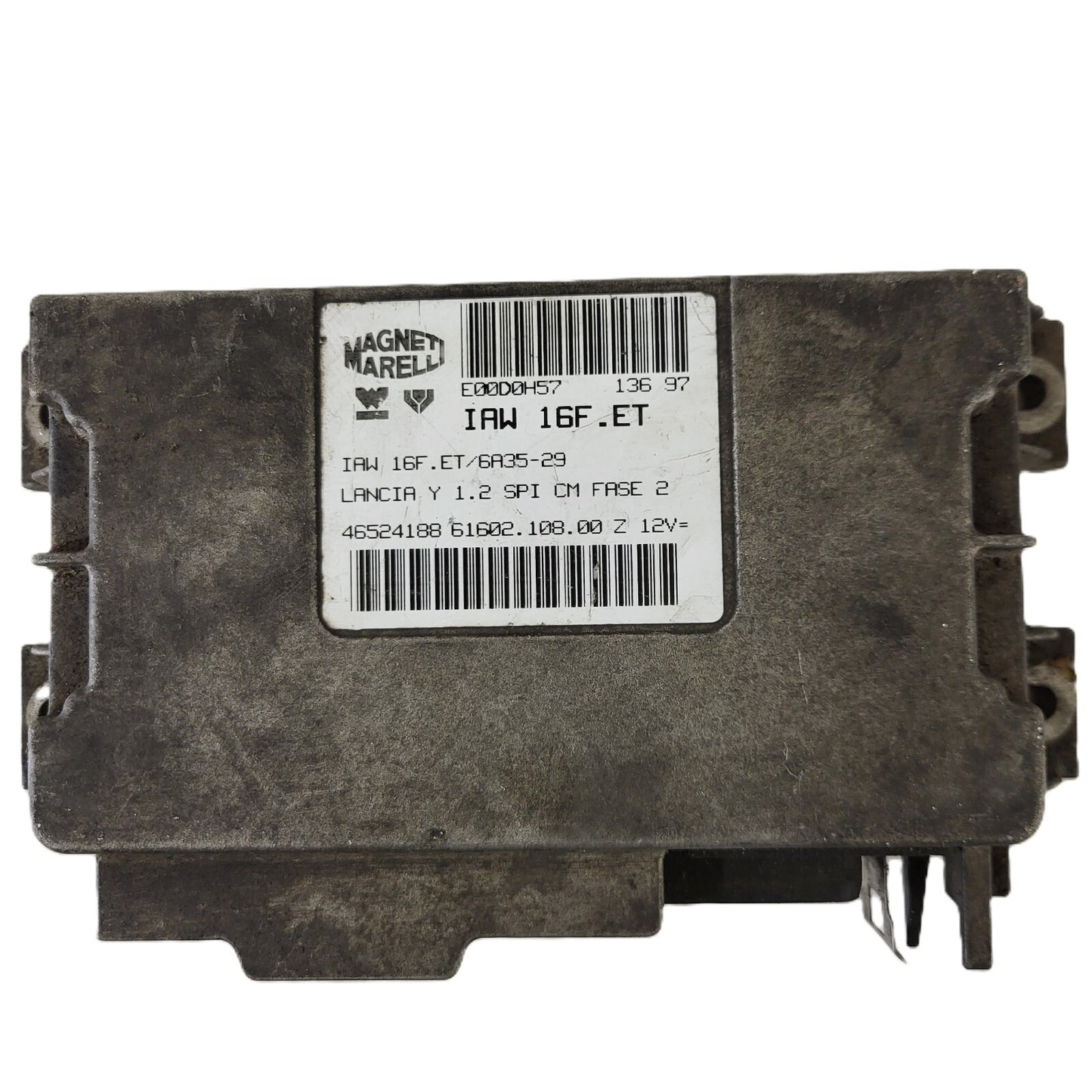 LANCIA Y 1.2 ECU / IAW 16F.ET / 46448299 / 61602.074.02 / MAGNETI MARELLI