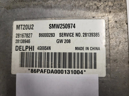 GREAT WALL AIRBAG ECU / SMW250974 / 28167827 / 28138946 / 4G69S42 /MT20U2 DELPH