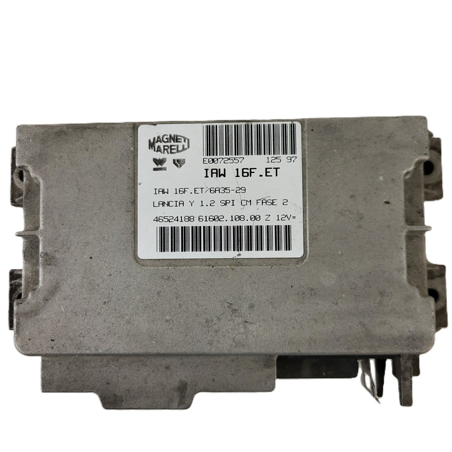 LANCIA Y 1.2 ECU / IAW 16F.ET / 46524188 / 61602.108.00 / MAGNETI MARELLI 