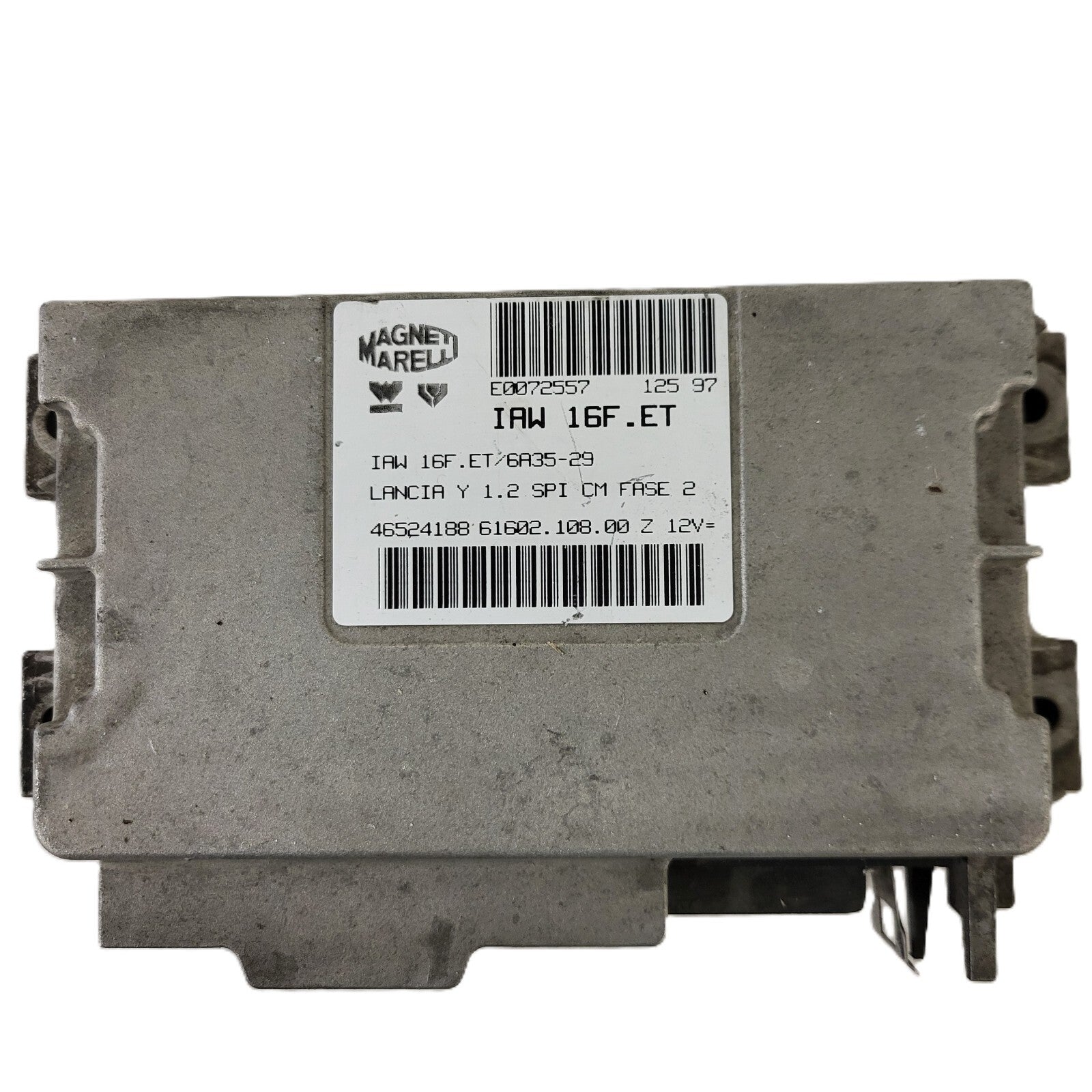 LANCIA Y 1.2 ECU / IAW 16F.ET / 46524188 / 61602.108.00 / MAGNETI MARELLI 