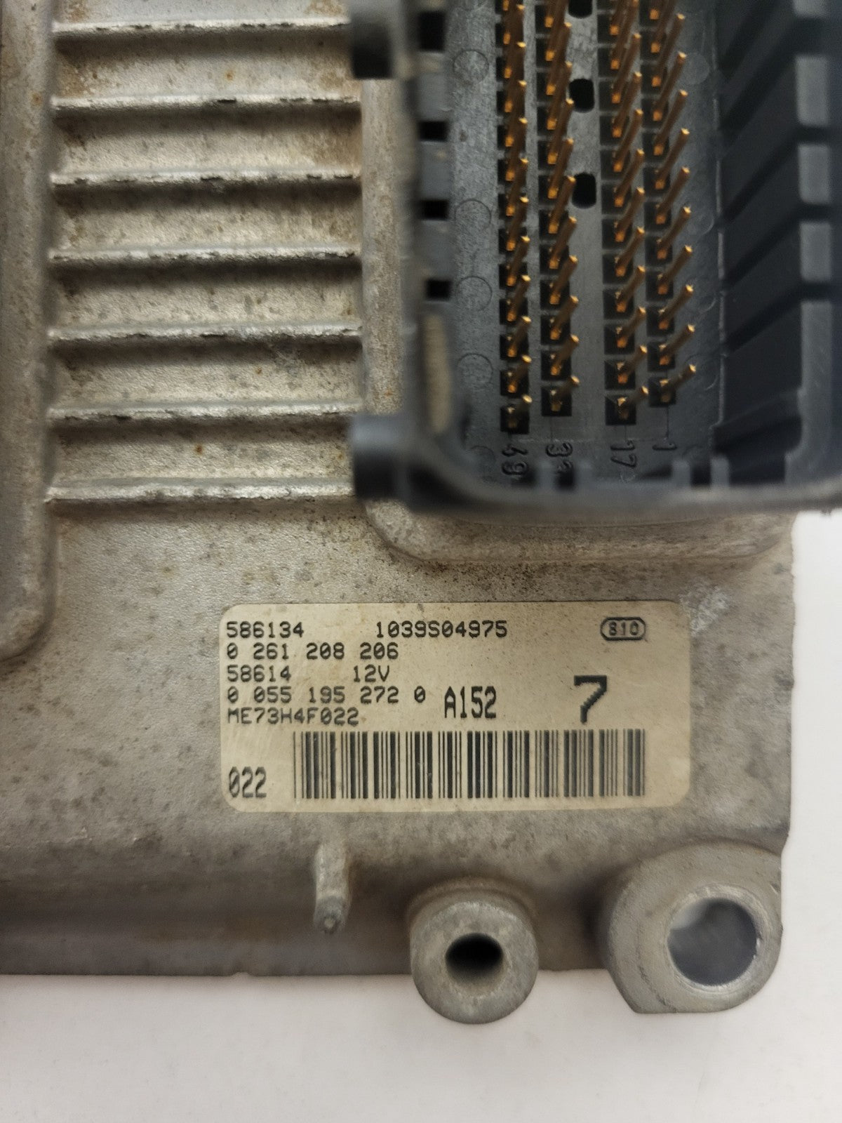 FIAT IDEA MUSA ECU / 0261208206 / 1039S03340 / 00551913430 / ME73H4F022 / BOSCH