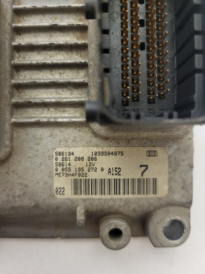 FIAT IDEA MUSA ECU / 0261208206 / 1039S03340 / 00551913430 / ME73H4F022 / BOSCH