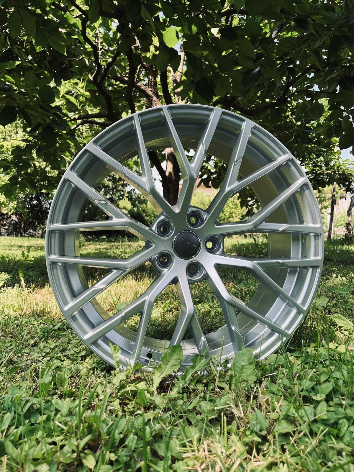 CERCHI AUDI 20 POLLICI AUDI R8 V10 DESIGN 9X20 5X112 ET30 ARGENTO