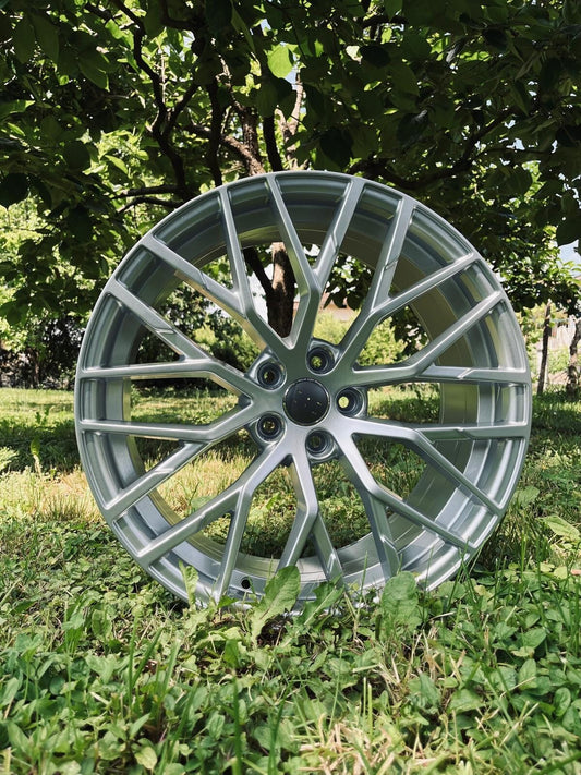 CERCHI AUDI 20 POLLICI AUDI R8 V10 DESIGN 9X20 5X112 ET30 ARGENTO