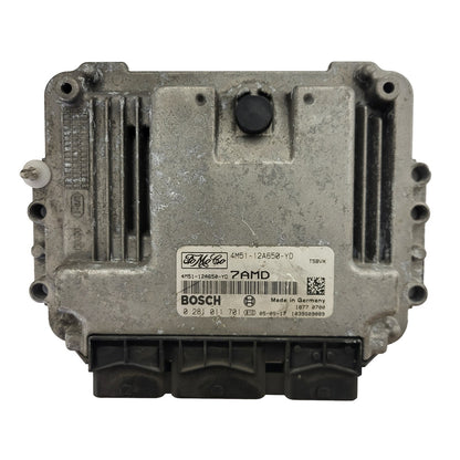Ford ECU / 4M51-12A650-YD / 0281011701 / 7AMD / BOSCH