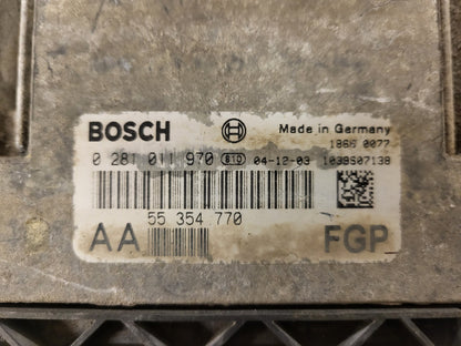 SAAB 93 9-3 OPEL ECU / 0281011970 / 55354770 / AA / BOSCH
