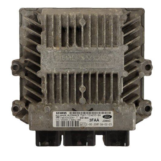 FORD FIESTA 1.4 TDCI ECU / 7S61-12A650-BA / 3FAA / 5WS40432A-T / SIEMENS 