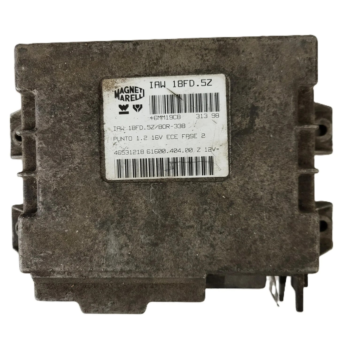 Fiat Punto 1.2 16V ECU / IAW 18FD.5Z / 46531218 / 61600.404.00 / MAGNETI MARELLI
