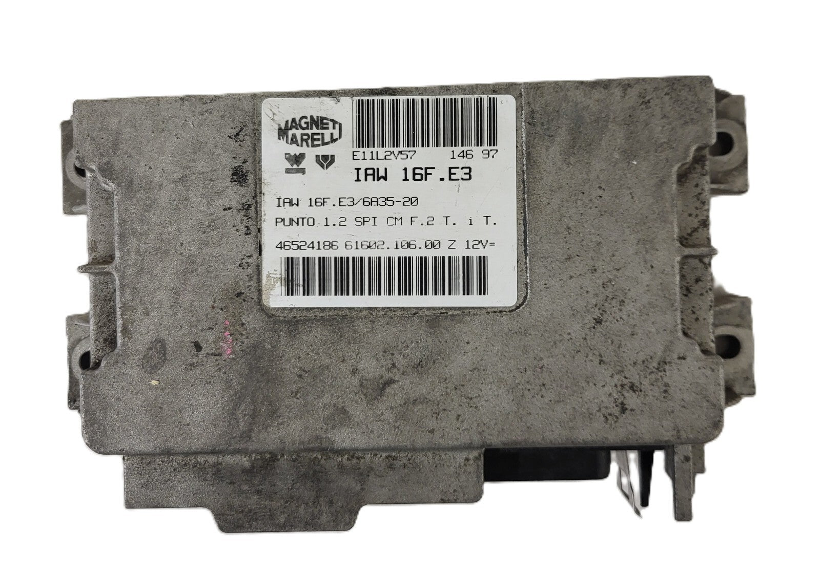 Fiat Punto 1.2 ECU / 46524186 / IAW 16F.E3 / 61602.106.00 / MAGNETI MARELLI