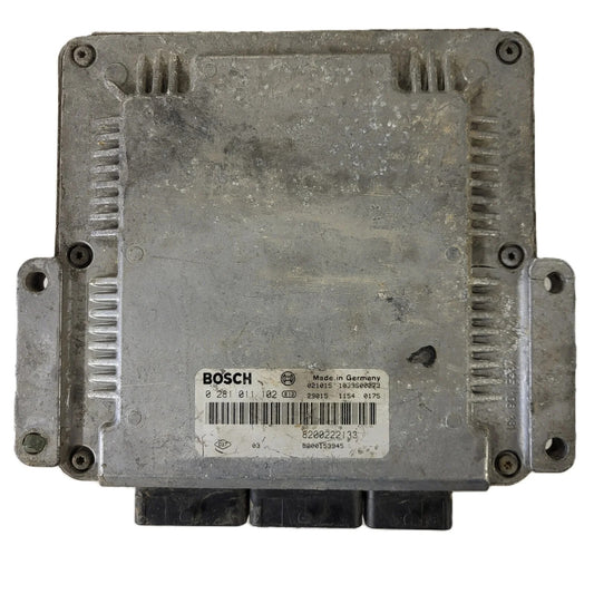 Renault ECU / 0281011102 / 8200153945 / 8200222133 / BOSCH