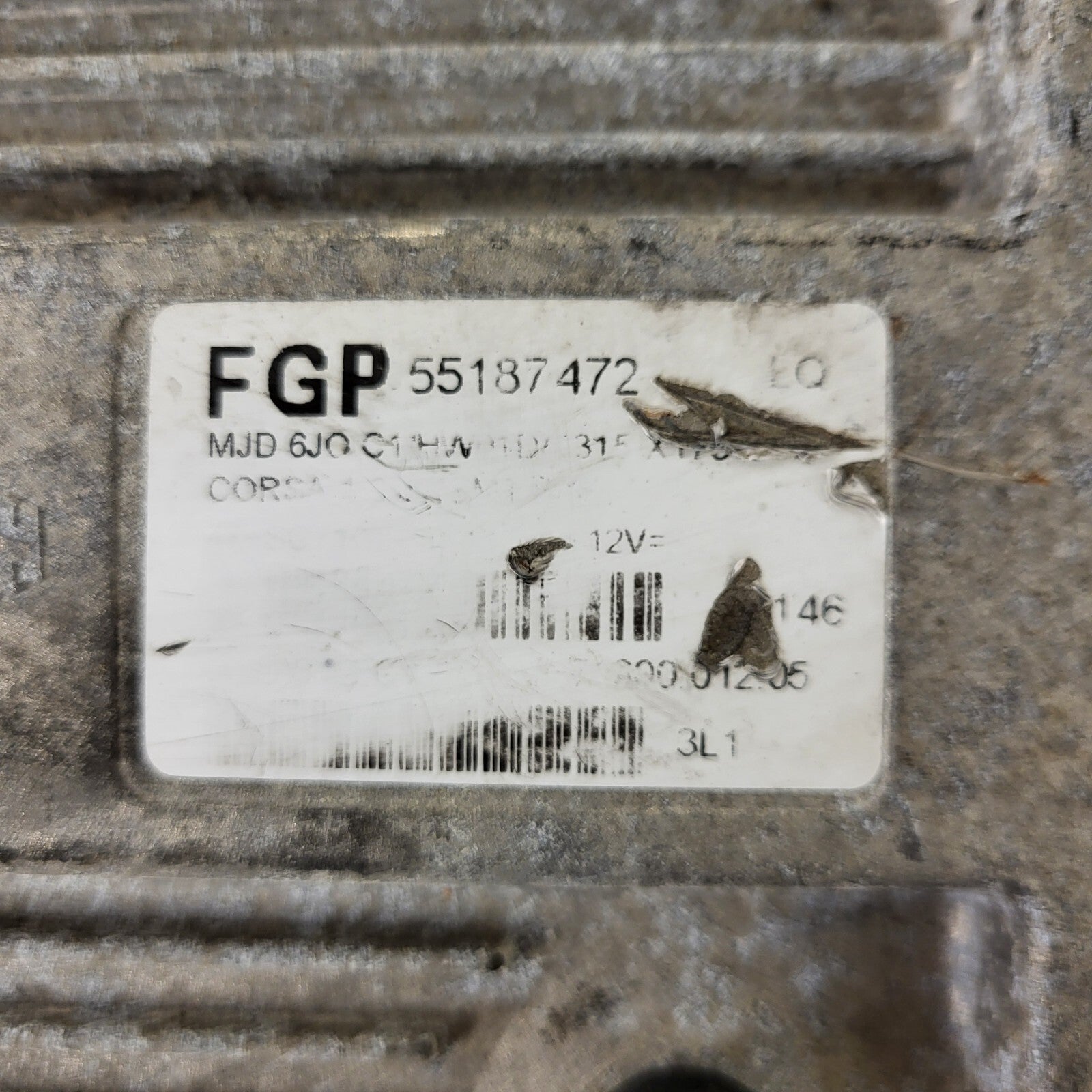 OPEL CORSA 1.3 CDTI ECU FGP / 55187472 / MJD 6J0.C1 / HW01D / MAGNETI MARELLI