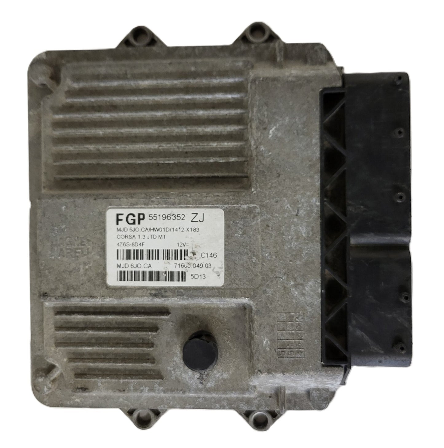 OPEL ECU / MJD 6JO.CA / 55196352 / HW01D / 71600.049.03 / MAGNETI MARELLI