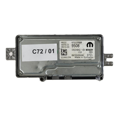 FIAT ALFA MODULE ECU / NRCS2 / 670219508 / 19224BQ / SW R2.21 / HW C1.0D / BOSCH