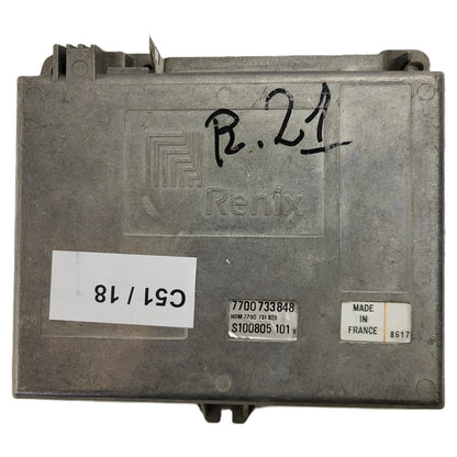 RENAULT 21 ECU / 7700733848 / 7700731803 / S100805101B / S100805101