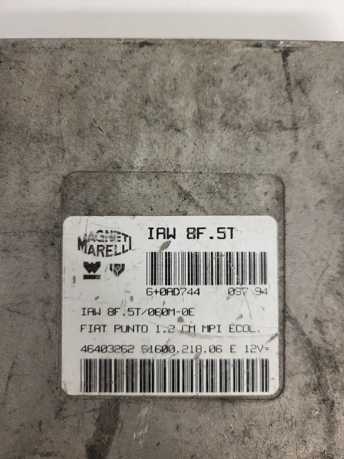 FIAT PUNTO ECU / IAW8F.5T / 46403262 / MAGNETI MARELLI