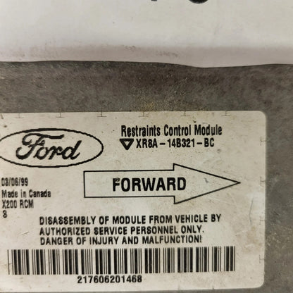JAGUAR S TYPE 3.0 AIRBAG ECU / XR8A-14B321-BC