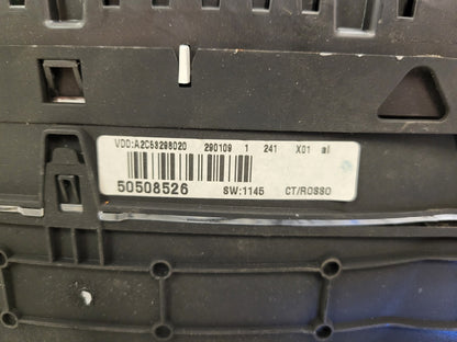ALFA MITO BENZINA QUADRO STRUMENTI CONTACHILOMETRI 50508526