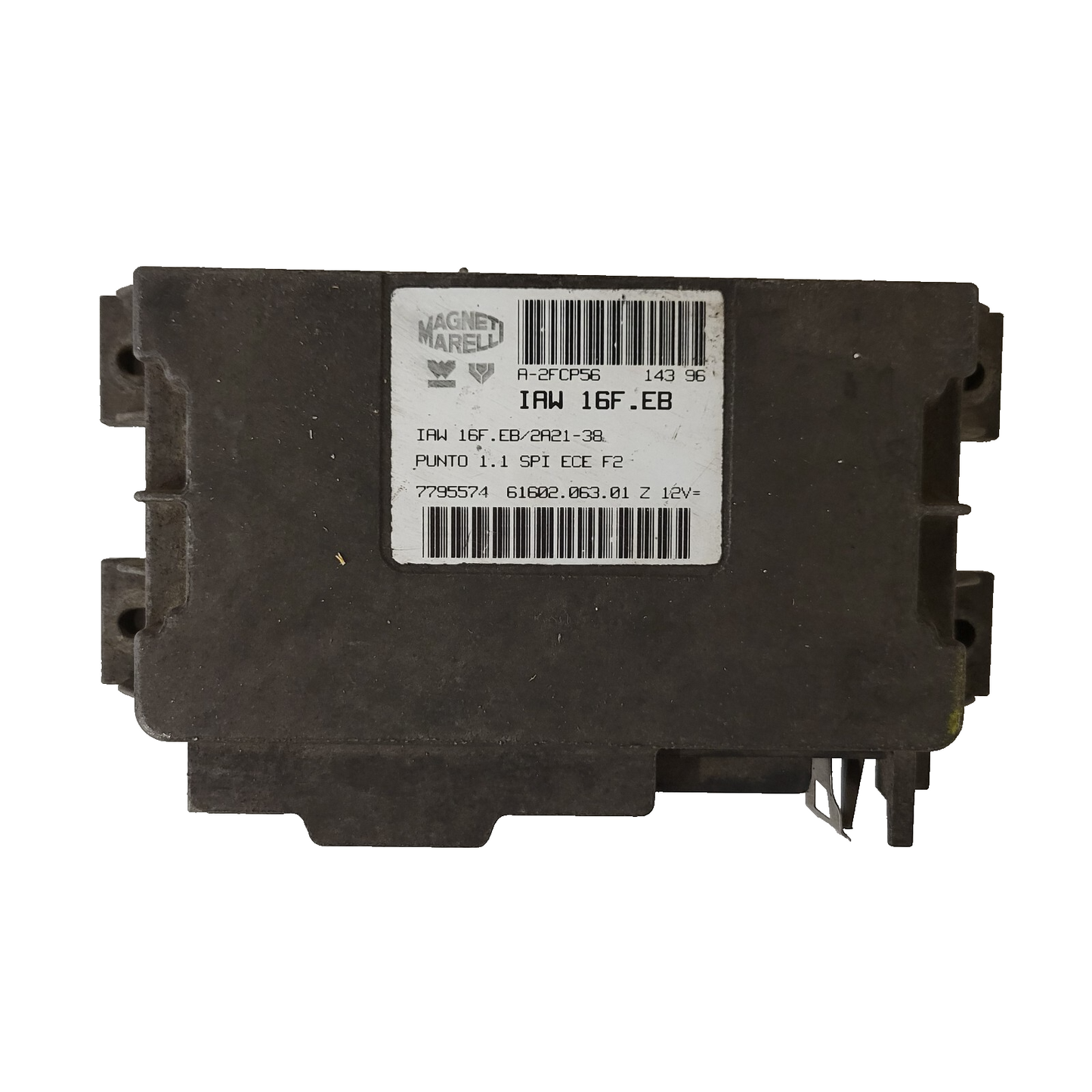 Fiat Punto 1.1 ECU / IAW 16F.EB / 7795574 / 61602.063.01 / MAGNETI MARELLI
