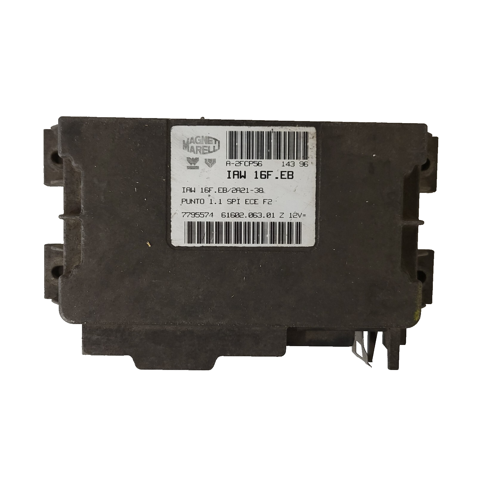 Fiat Punto 1.1 ECU / IAW 16F.EB / 7795574 / 61602.063.01 / MAGNETI MARELLI