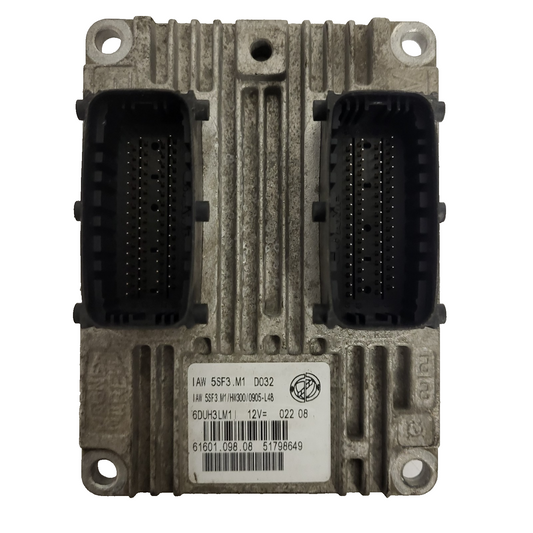 FIAT GRANDE PUNTO ECU / IAW 5SF3.M1 / 51798649 / 61601.098.08 / HW300 IAW5SF3.M1