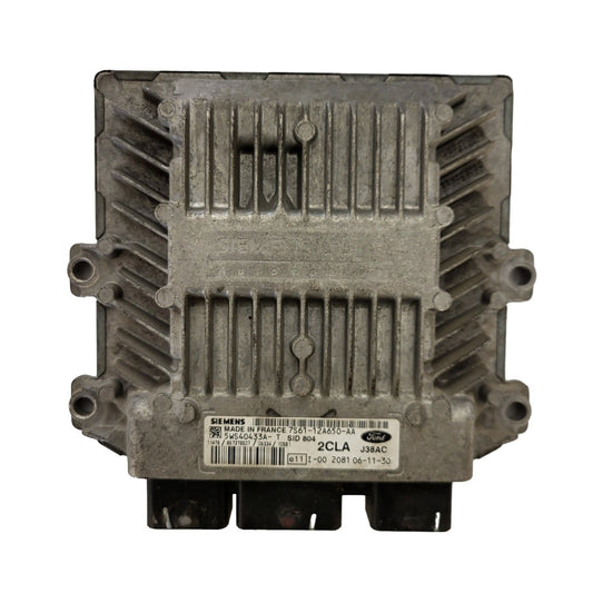 FORD FIESTA ECU / 7S61-12A650-AA / 5WS40433A-T / 2CLA / SID804 / J38AC SIEMENS