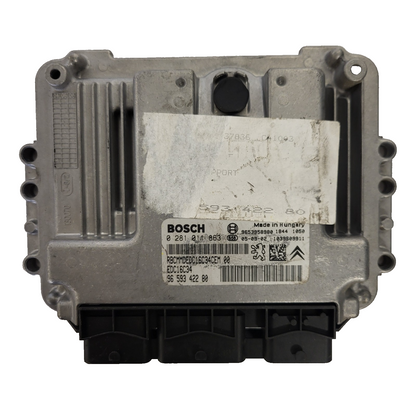 Peugeot Citroen ECU / 0281011863 / 9659342280 / EDC16C34 / 9653958980 