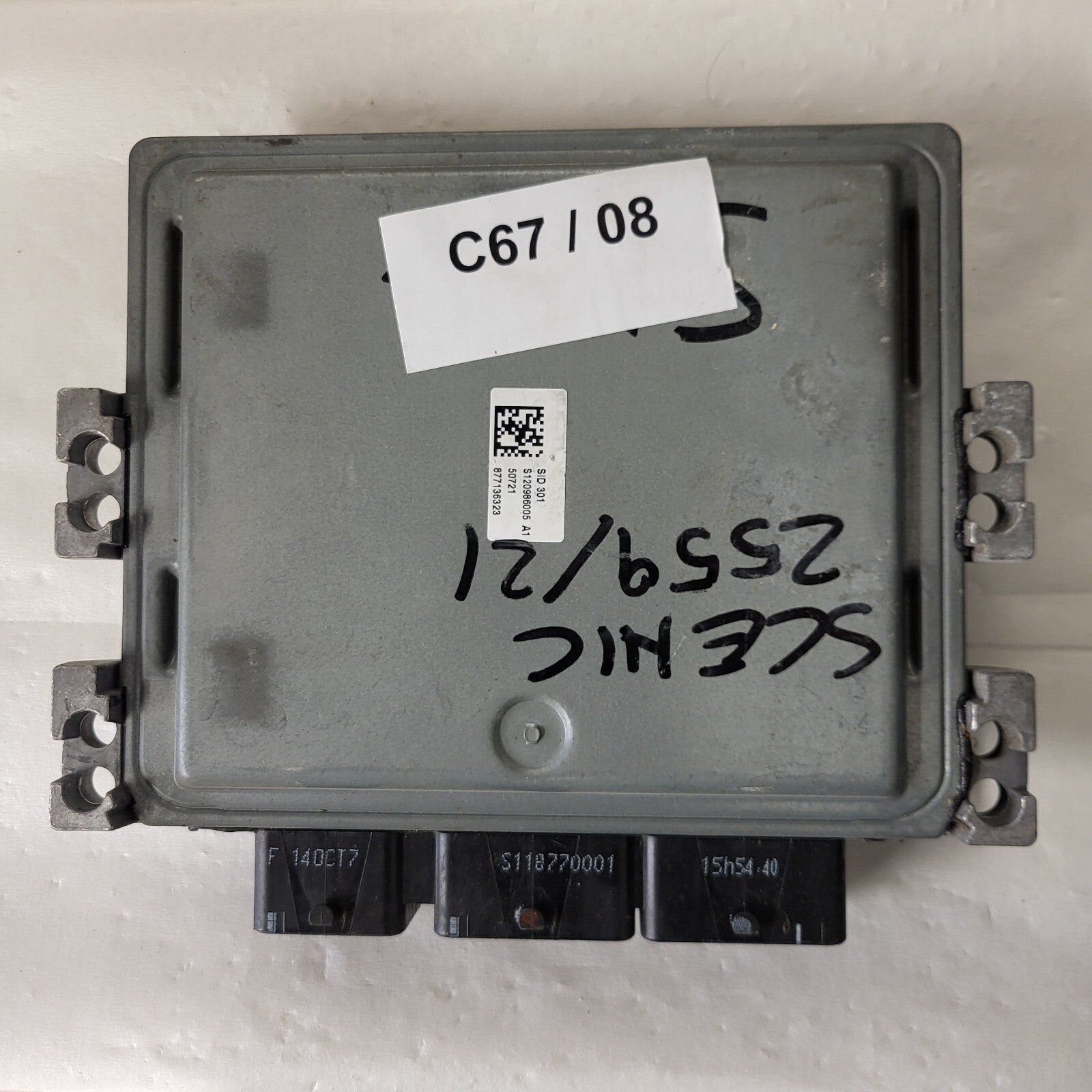 Renault Megane Scenic ECU / S122326113A / 8200804775 / 8200807626 / SID301 / SIE