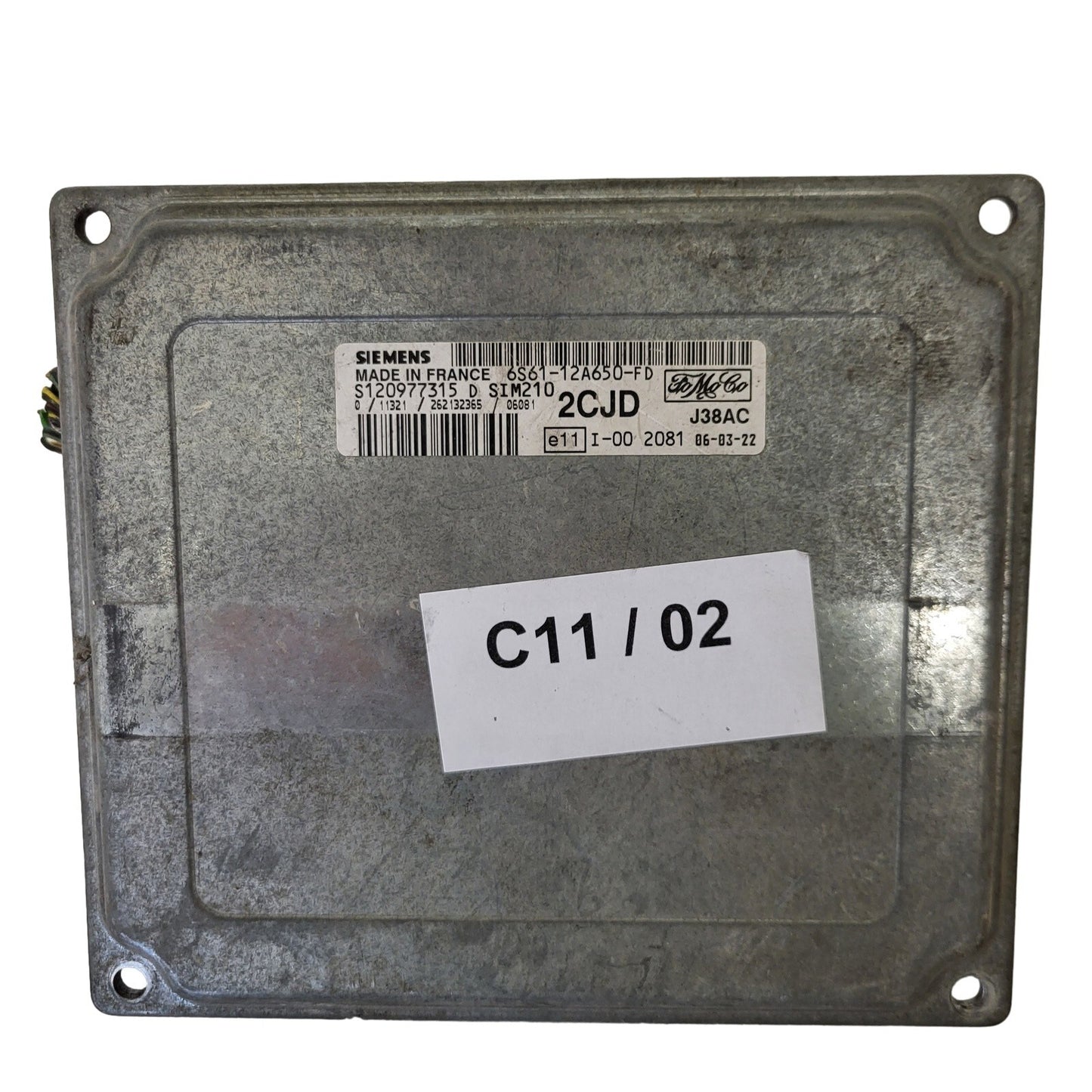 Ford FIESTA ECU / 6S61-12A650-FD / 2CJD / S120977315D / S120977315 / SIM210 / J3