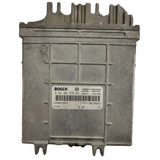 RENAULT KANGOO ECU / 0281001878 / 8200059887 / HOM7700109062 / BOSCH