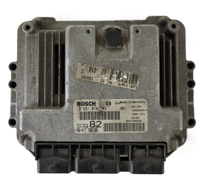 PEUGEOT CITROEN ECU / 0281010707 / 9647158080 / 9647785580 / EDC16C3 / BOSCH