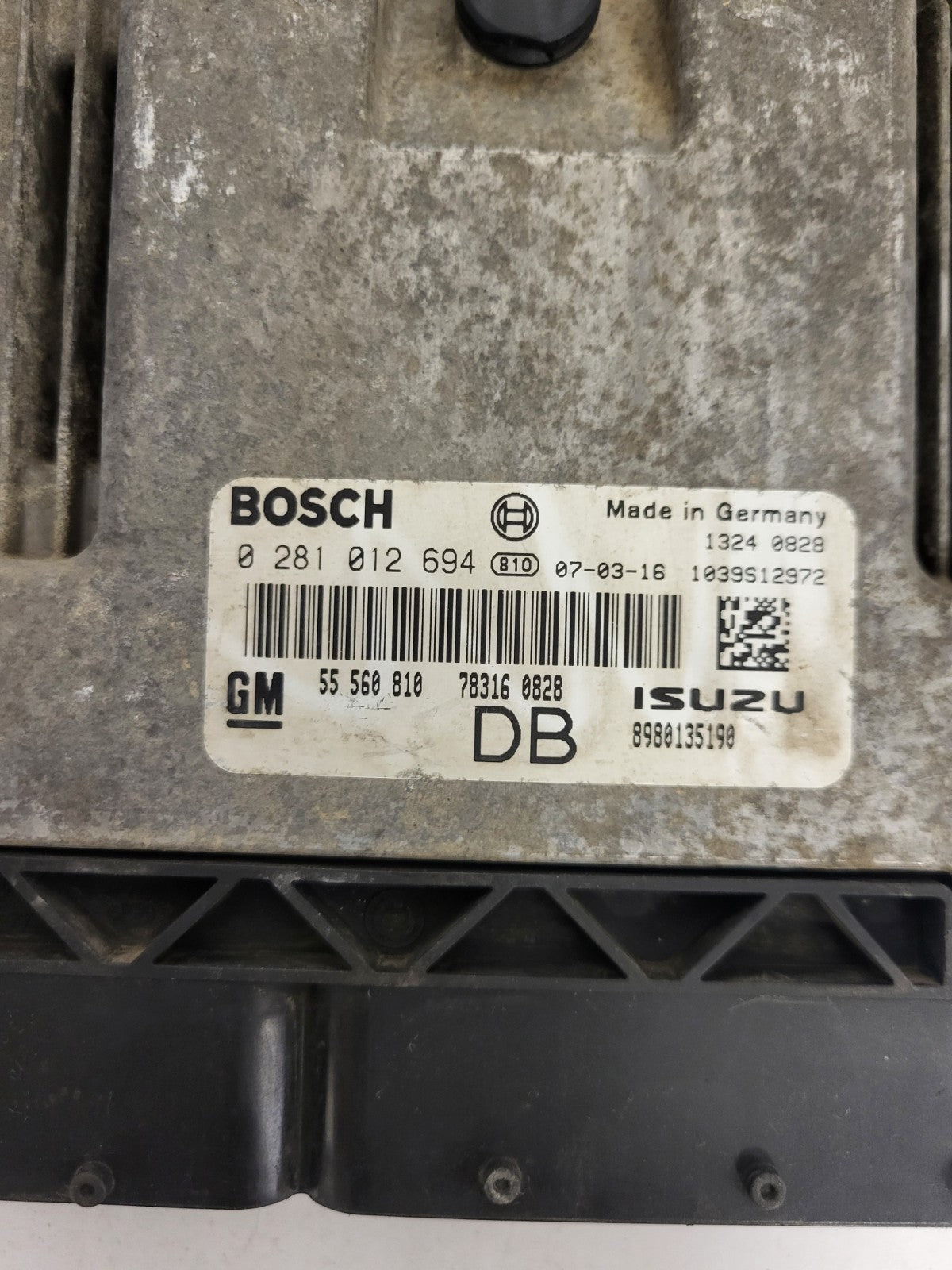 OPEL ASTRA H ECU / 0281012694 / 55560810 / DB / BOSCH