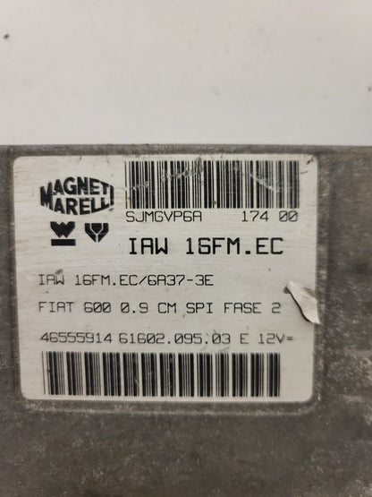 FIAT 600 SEICENTO ECU / IAW16FM.EC / 46555914 / 61602.095.03 / MAGNETI MARELLI