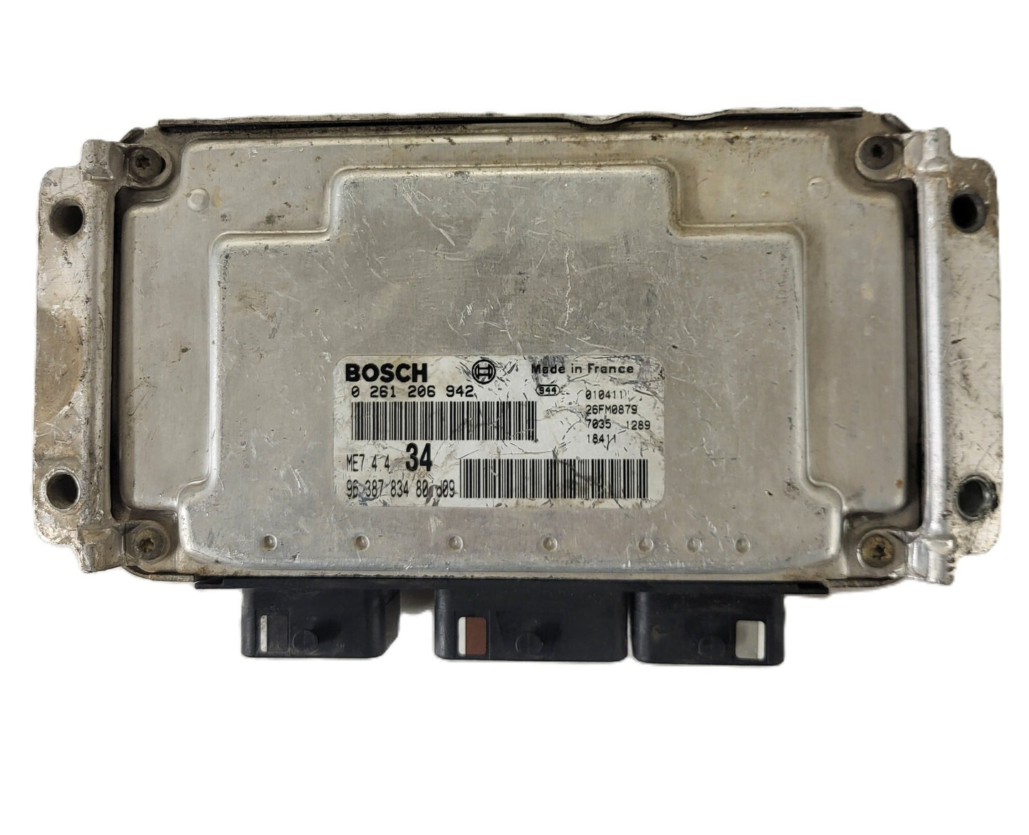 PEUGEOT CITROEN ECU / 0261206942 / 9638783480 / ME7.4.4. / BOSCH