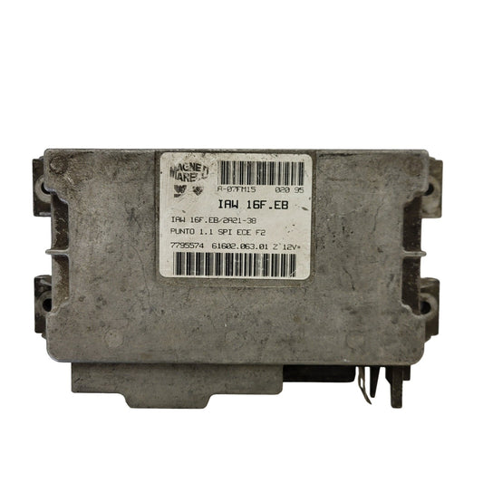 Fiat Punto 1.1 ECU / IAW 16F.EB / 7795574 / 61602.063.01 / MAGNETI MARELLI