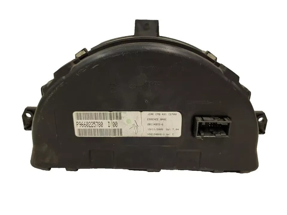 CITROEN C3 BENZINA QUADRO STRUMENTI CONTACHILOMETRI P9660225780