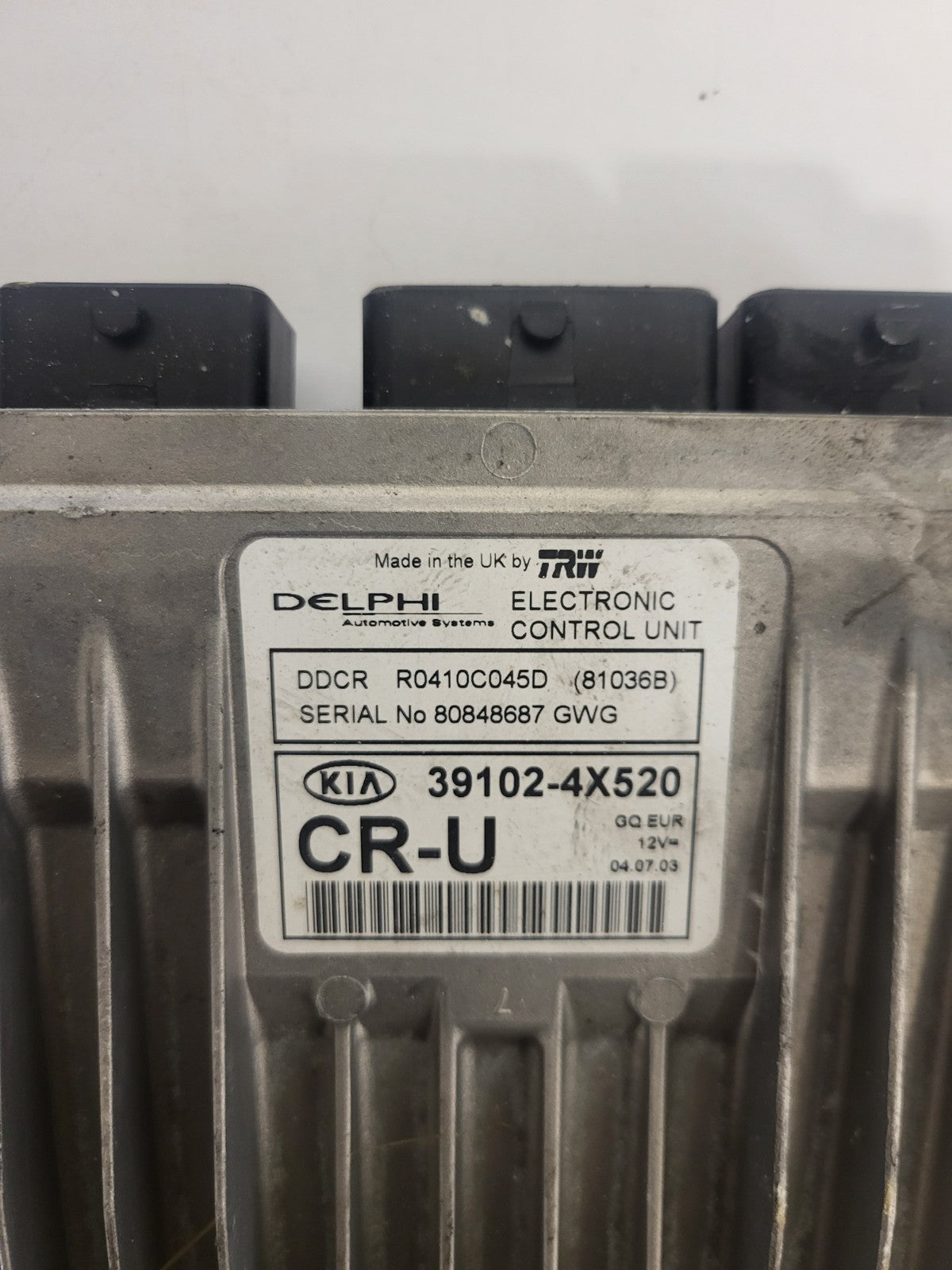 KIA CARNIVAL ECU / 39102-4x520 / CR-U / R0410C045D / DELPHI