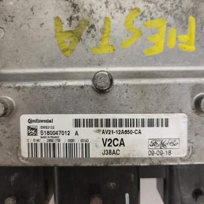 Ford ECU / S180047012A / AV21-12A650-CA / EMS2102 / V2CA / CONTINENTAL