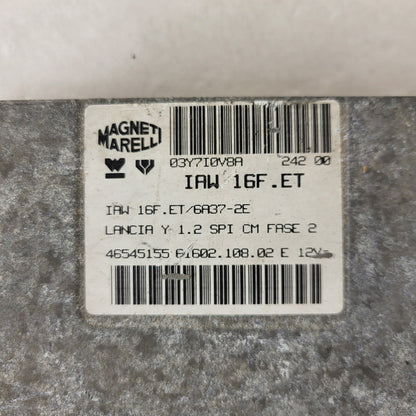 LANCIA Y 1.2 ECU / IAW 16F.ET / 46545155 /61602.108.02 / MAGNETI MARELLI
