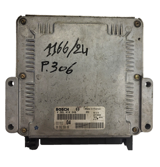 Peugeot Citroen ECU / 0281010249 / 9636256980 / EDC15C2 / BOSCH
