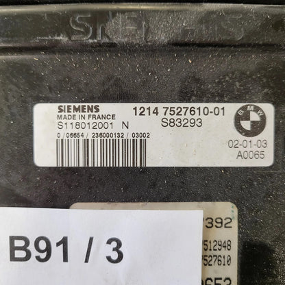 MINI COOPER 1.6 ECU / S118012001N / 1214752761001 / SIEMENS