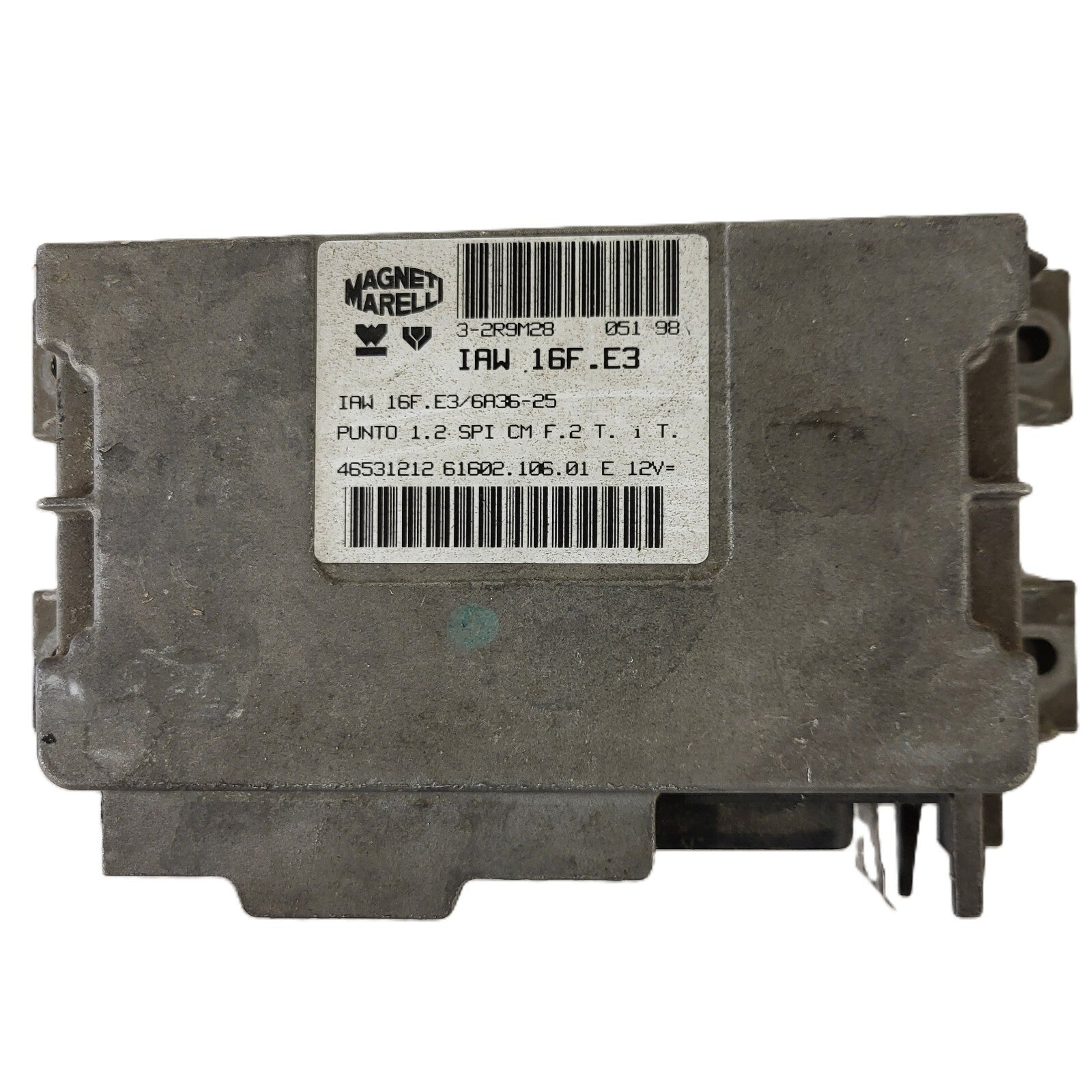 FIAT PUNTO 1.2 ECU / 16F.E3 / 46531212 / 61602.106.01 / MAGNETI MARELLI