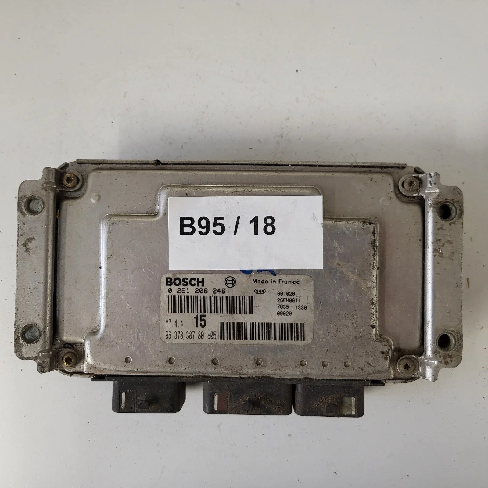 Peugeot Citroen ECU / 0261206246 / M7.4.4 / 9637838780 / BOSCH