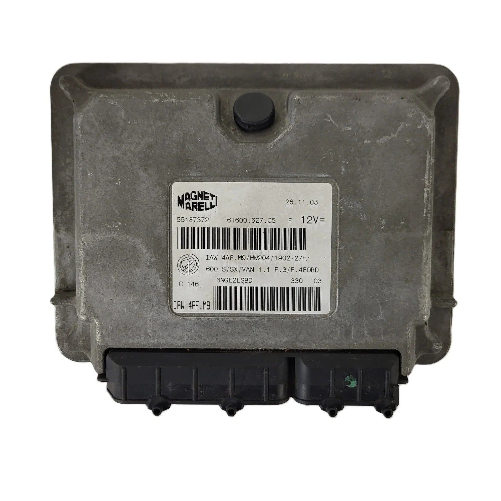 Fiat Seicento 600 ECU / 55187372 / IAW 4AF.M9 / 61600.627.05 / MAGNETI MARELLI