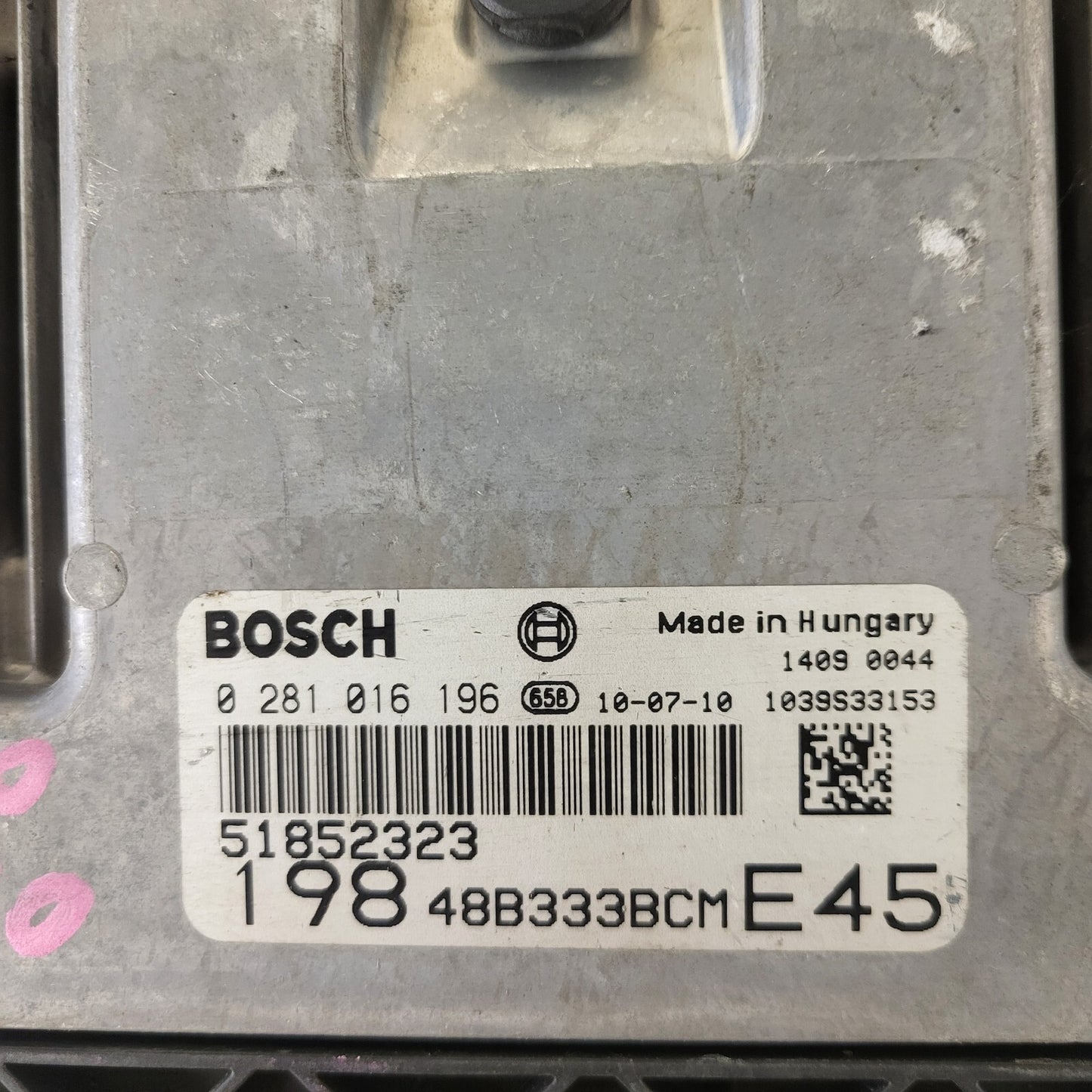 FIAT BRAVO 2 1.6 MULTIJET / 0281016196 / 51852323 / BOSCH