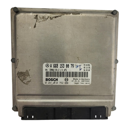 vMEREDES BENZ ECU / A6681530079 / 0281010752 / ED0041 / BOSCH