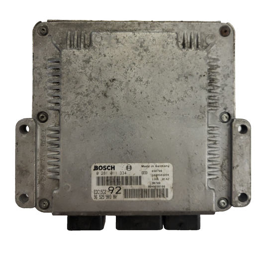 Peugeot Citroen ECU / 0281011334/ 9652590380 / EDC15C2 / BOSCH
