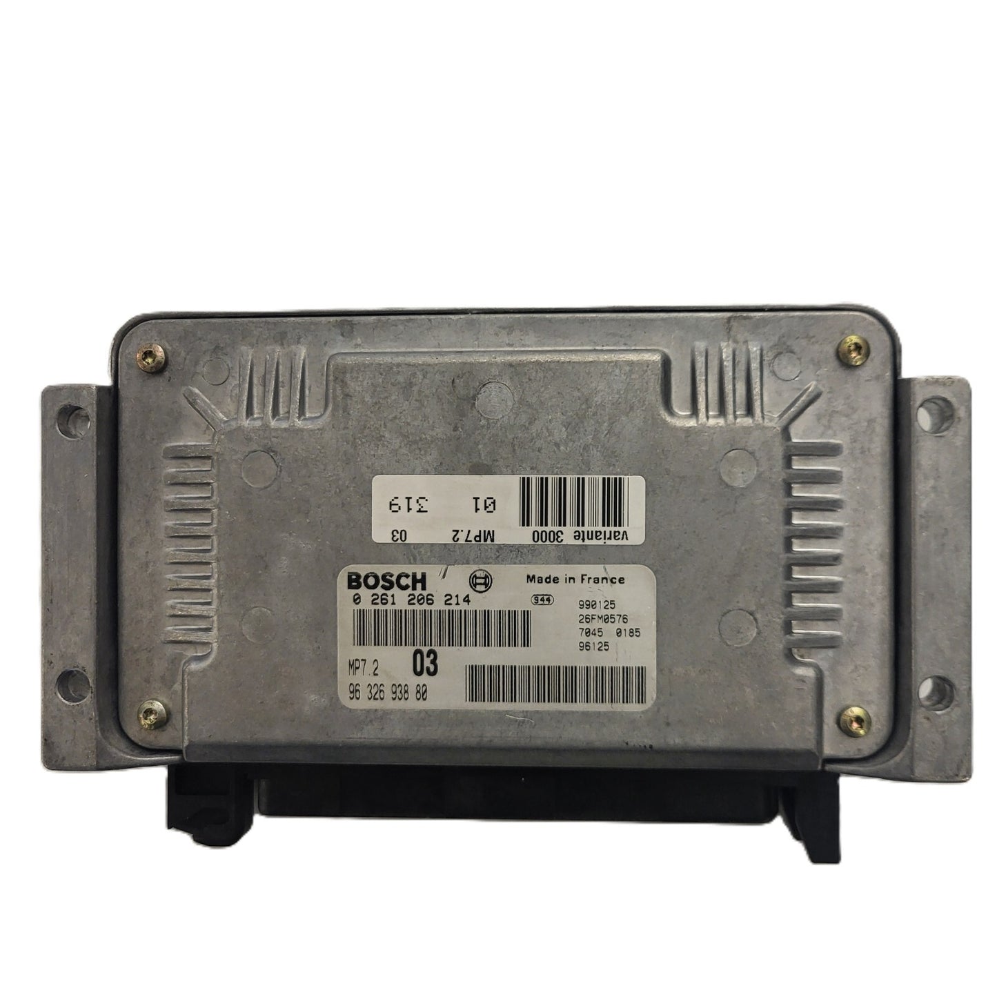 PEUGEOT 306 CITROEN XSARA ECU / 0261206214 / 9632693880 / MP7.2 / BOSCH