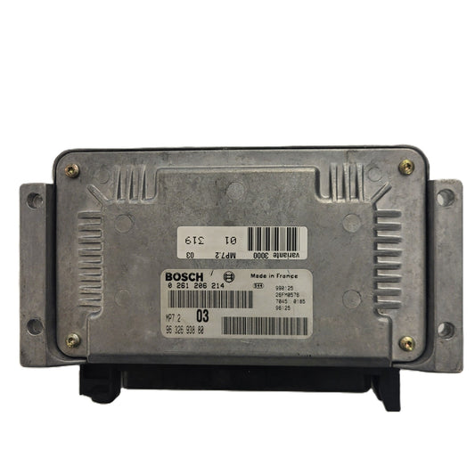 PEUGEOT 306 CITROEN XSARA ECU / 0261206214 / 9632693880 / MP7.2 / BOSCH