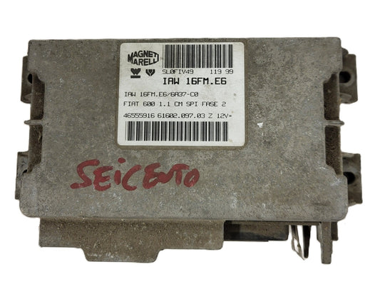 FIAT 600 1.1 ECU / IAW 16FM.E6 / 46555916 / 61602.097.03 / MAGNETI MARELLI